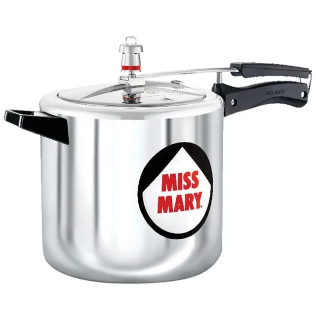 Hawkins Miss Mary Aluminium Inner Lid Pressure Cooker - With Handle, Silver, MM70, 7 l-1.webp